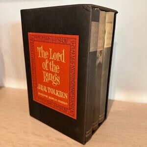 Vintage J.R.R. Tolkien The Lord of the Rings Second Edition Box Set 1965 w/ Maps